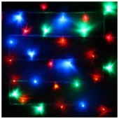Гирлянда светодиодная 5,5м, 50 ламп LED, Мультицвет, прозр.провод., - КОЛОРЛОН ВТД Новосибирск