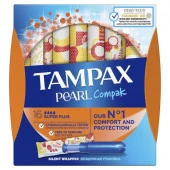 TAMPAX Compak Pearl Женские гигиенические тампоны с аппликатором Super Plus Duo 16шт - КОЛОРЛОН ВТД Новосибирск