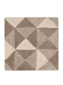Коврик для ванной комнаты хлопковый натуральный, 60*60 см,  STONE, NATURAL FOR-STN60-60NAT - КОЛОРЛОН ВТД Новосибирск