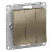 ATN000531 Шампань Выключатель 3 кл. Atlasdesign - КОЛОРЛОН ВТД Новосибирск