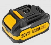 Denzel Батарея аккумуляторная BH-20-6.0, Li-Ion, USB, 20 В, 6,0 Ач - КОЛОРЛОН ВТД Новосибирск