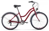 Велосипед FORWARD EVIA AIR 26 1.0 (26" 7 ск. рост 16") 2020-2021, красный/белый, RBKW1C367007 - КОЛОРЛОН ВТД Новосибирск