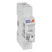 KEAZ 1P C 63А 4.5кА Автомат OptiDin BM63 326800 - КОЛОРЛОН ВТД Новосибирск