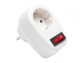 Navigator Переходник 1с/з с выкл. белый 16А NAD-1E-СS-WH - КОЛОРЛОН ВТД Новосибирск