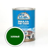 ЭКСПЕРТ Эмаль ПФ-115 глянц зеленая RAL 6005 (0,8кг; 6шт) - КОЛОРЛОН ВТД Новосибирск