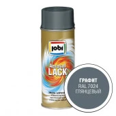 JOBI Эмаль аэрозольная глянцевая графит RAL 7024 (520мл / 270гр; 12шт) - КОЛОРЛОН ВТД Новосибирск