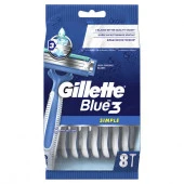 Gillette Blue 3 Simple (пакет 8шт) Одноразовые станки - КОЛОРЛОН ВТД Новосибирск