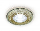 S333 CF/WR хром/кофе/MR16+3W(LED WARM 3000K) Встраиваемый точечный светильник с Led лентой - КОЛОРЛОН ВТД Новосибирск