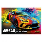 Альб д.рис 40л скр А4 14443-EAC софт-тач лам Авто в красках (гофр30_(3*10)) - КОЛОРЛОН ВТД Новосибирск