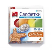 ***GRIFON Набор салфеток из микрофибры 30 х 30 см, 4 шт.900-040 - КОЛОРЛОН ВТД Новосибирск