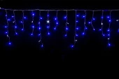 Бахрома для дома 3м*30/50см 120 ламп LED, прозрачн.провод, Синий (можно соединять) 183-251 - КОЛОРЛОН ВТД Новосибирск
