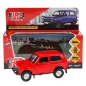 267178  ТМ Технопарк. Машина металл "LADA 4x4" 12см, открыв. двери, инерц., КРАСНЫЙ. в кор. в кор.2* - КОЛОРЛОН ВТД Новосибирск