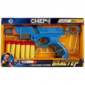 315006 Игрушка бластер с мягкими пулями в кор. 26*15*5см ИГРАЕМ ВМЕСТЕ в кор.2*24шт - КОЛОРЛОН ВТД Новосибирск