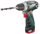 METABO Акк. шуруповерт PowerMaxxBS, 10.8В 1х2.0, патрон, сумка - КОЛОРЛОН ВТД Новосибирск