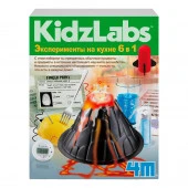 74369 Набор для опытов Эксперименты на кухне 6 в 1, 13 предметов. KidzLabs/ КидзЛабс 4М - КОЛОРЛОН ВТД Новосибирск