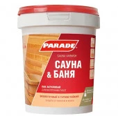 Лак для саун акриловый PARADE L30 Сауна & Баня П/мат 0,9л Россия - КОЛОРЛОН ВТД Новосибирск