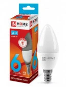 6W Лампа сд LED-СВЕЧА-VC 6Вт 230В Е14 4000К 570Лм IN HOME - КОЛОРЛОН ВТД Новосибирск