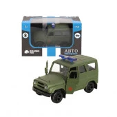1200049ТМ "Автопанорама" Машинка металлическая 1:50, цвет хаки, инерция, в/к 12*7*5,5 см - КОЛОРЛОН ВТД Новосибирск