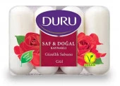 Duru 4*85г PURE&NAT мыло "Роза" (э/пак) - КОЛОРЛОН ВТД Новосибирск