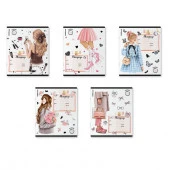 60588 ТЕТРАДЬ 24 Л, КЛ. ERICHKRAUSE FASHION GIRL, ВЫБ. УФ-ЛАК, ГЛИТТЕР, MIX-PACK /10/160/ - КОЛОРЛОН ВТД Новосибирск
