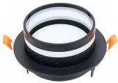 Точка General GCL-GX53-H38 Кантис Круглый с боковым рассеивателем Черный - КОЛОРЛОН ВТД Новосибирск