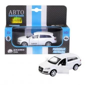 JB1200128ТМ "Автопанорама"  Машинка металл. 1:43 Audi Q7, белый, инерция, откр. двери, в/к 17,5*12,5 - КОЛОРЛОН ВТД Новосибирск