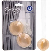 Подхват для штор на магните "Блеск бежевый" 4см 0818 - КОЛОРЛОН ВТД Новосибирск