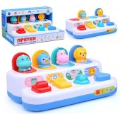 Y0076-1 Развивающая игрушка "Прятки" со зверятами, в коробке Я познаю мир - КОЛОРЛОН ВТД Новосибирск