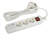ЭРА Удлинитель с USB и выключателем (3с/з+2USB,3м) 3UB-3es-3m-USB - КОЛОРЛОН ВТД Новосибирск