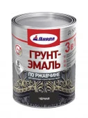 Грунт-эмаль '3 в 1' по ржавчине черный Диола 0.8кг/жест. банка - КОЛОРЛОН ВТД Новосибирск