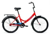Велосипед ALTAIR CITY 24 (24" 1 ск. рост 16" скл.) 2020-2021, красный/голубой, RBKT1YF41007 - КОЛОРЛОН ВТД Новосибирск