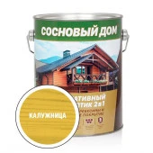 ПРОФСТАНДАРТ СОСНОВЫЙ ДОМ Декоративно-защитный состав для древесины калужница (2,7л; 3шт) - КОЛОРЛОН ВТД Новосибирск