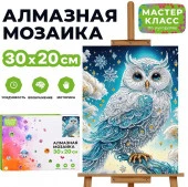 MKA3020-74 Мозаика алмазная "Красивая сова" 20*30см. - КОЛОРЛОН ВТД Новосибирск