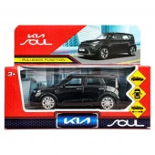 392035 Машина металл KIA soul длина 12 см, двери, багаж., инерц, черный, кор. Технопарк - КОЛОРЛОН ВТД Новосибирск