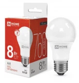 8W LED-A60-VC 8Вт 230В Е27 4000К 760Лм IN HOME АКЦ - КОЛОРЛОН ВТД Новосибирск