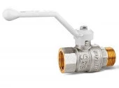 Кран шаровой LD Pride 47.20.В-Н.Р Ду 20 Ру 40 рычаг (white) - КОЛОРЛОН ВТД Новосибирск