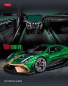 80Т5В1 Тетрадь 80л А5ф клетка на ск. сер.  -HOT DRIVE- - КОЛОРЛОН ВТД Новосибирск