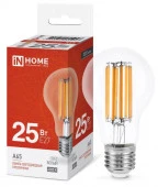 Лампа A65-deco 25Вт 230В Е27 4000К 2480Лм прозрачная IN HOME Ил - КОЛОРЛОН ВТД Новосибирск