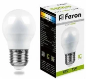 7W 230V E27 4000K G45, LB-95 Feron - КОЛОРЛОН ВТД Новосибирск