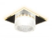TN355 CH/CL хром/прозрачный GU5.3+3W (LED WHITE) 95*95*45 Встраиваемый точечный светильник - КОЛОРЛОН ВТД Новосибирск