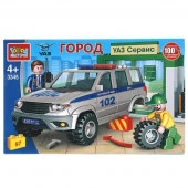 320488 Конструктор uaz patriot ПОЛИЦИЯ в автосервисе, 97 дет. Город мастеров в кор.36шт - КОЛОРЛОН ВТД Новосибирск