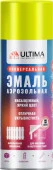 ULTIMA, эмаль аэрозольная флуоресцентная, ЖЕЛТАЯ,  520мл, (1 уп - 12 шт.) - КОЛОРЛОН ВТД Новосибирск