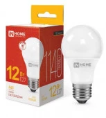 12W сд LED-A60-VC 12Вт 230В Е27 3000К 1140Лм IN HOME - КОЛОРЛОН ВТД Новосибирск