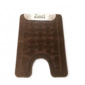 Коврик под унитаз Zalel  B 57*80 Dark Brown темно-коричневый - КОЛОРЛОН ВТД Новосибирск
