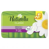 NATURELLA Classic Женские гигиенические прокладки ароматизир с крылышками Camomile Maxi Single 7шт - КОЛОРЛОН ВТД Новосибирск