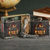 Подарочный набор "Мастер на все руки", фляжка 150 мл, зажигалка   3627023 - КОЛОРЛОН ВТД Новосибирск