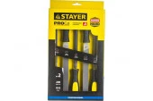 Напильники STAYER с двухкомп. рукояткой,плоский,полукруглый,трехгранный,квадратный,круглый,№2,200мм - КОЛОРЛОН ВТД Новосибирск