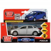 271804  Машина металл FORD Focus 12см, инерц., открыв. двери, цвет серебристый в кор. Технопарк в ко - КОЛОРЛОН ВТД Новосибирск