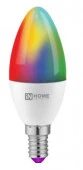 Лампа сд LED-СВЕЧА-RGBW-SMART 11Вт 230В димм. Е14 3000-6500К 990Лм IN HOME - КОЛОРЛОН ВТД Новосибирск