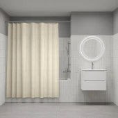 Штора для ванной, 200x180 см, Полиэстер, IDDIS, BD02P18i11 - КОЛОРЛОН ВТД Новосибирск